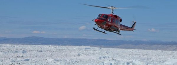 Panoramaflug über die Eisberge im Helicopter ab Ilulisat