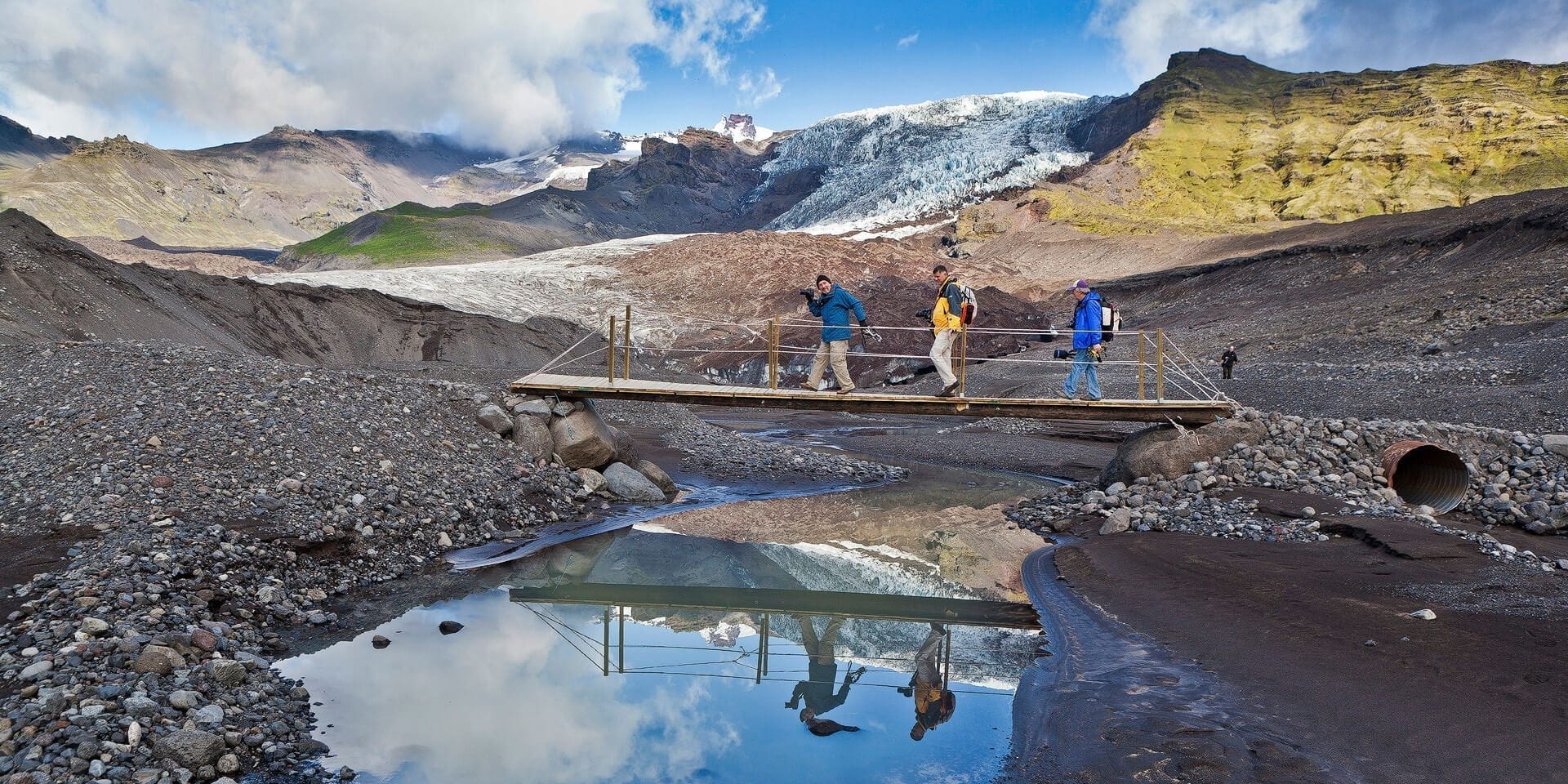 Wandern am Gletscher Virkisjökull