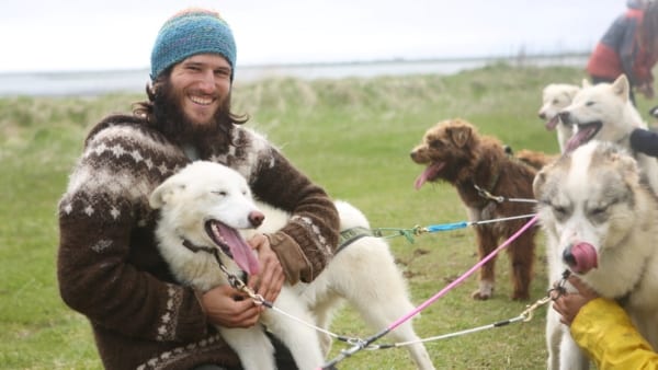 Hundeschlitten Island Dog Sledding